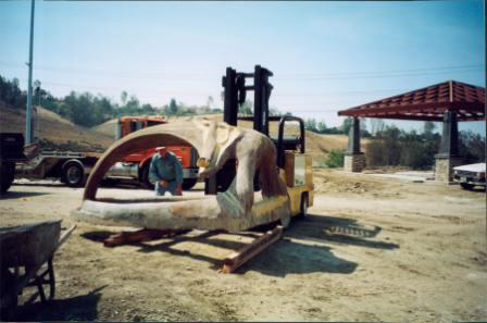 Bowhead Whale Skeleton Unloading